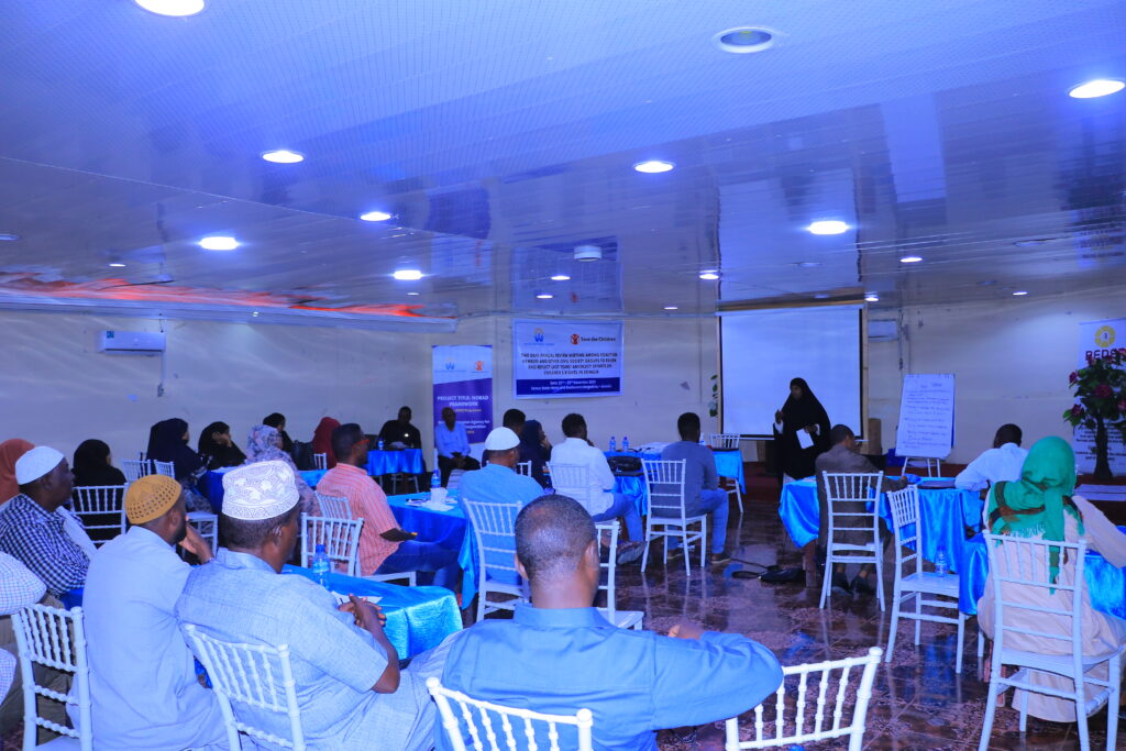 Two days Annual review meeting among Coalition members And Other civil Society Groups to Review and Reflect last Year’s Advocacy Efforts on Child Rights in Somalia