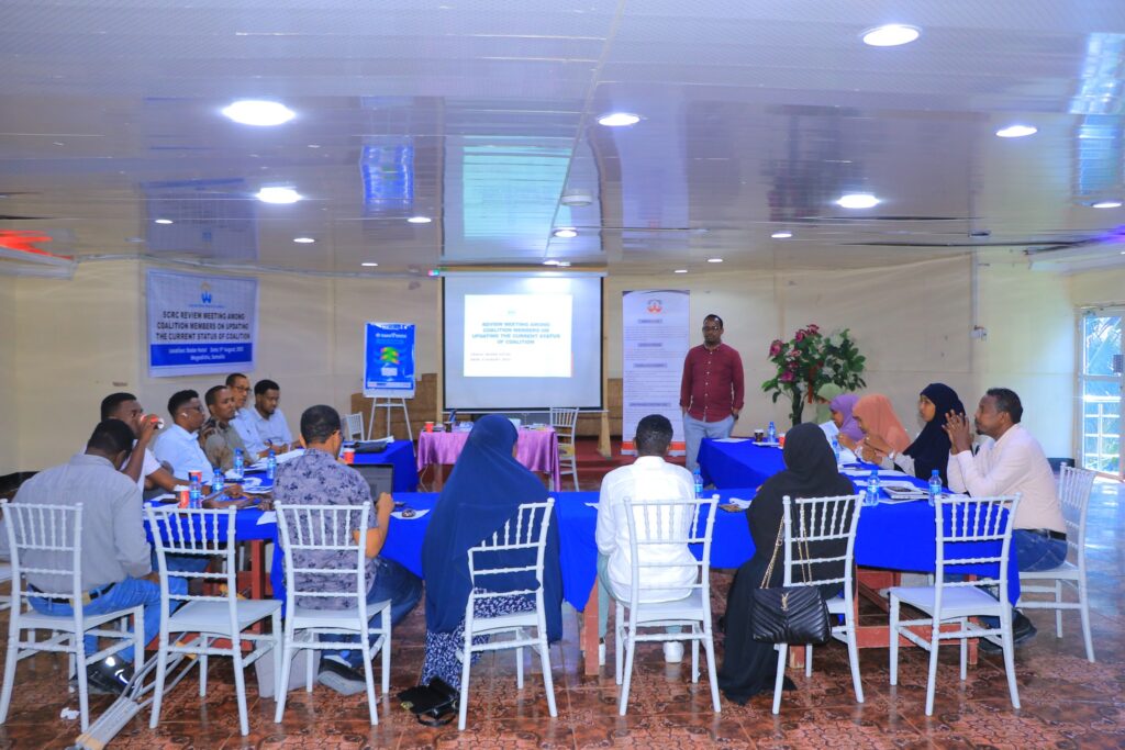 SCRC Review Meeting among Coalition members on updating the current status of coalition