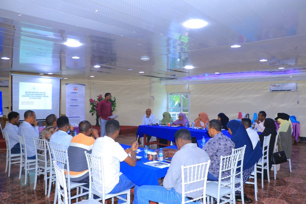 SCRC Review Meeting among Coalition members on updating the current status of coalition